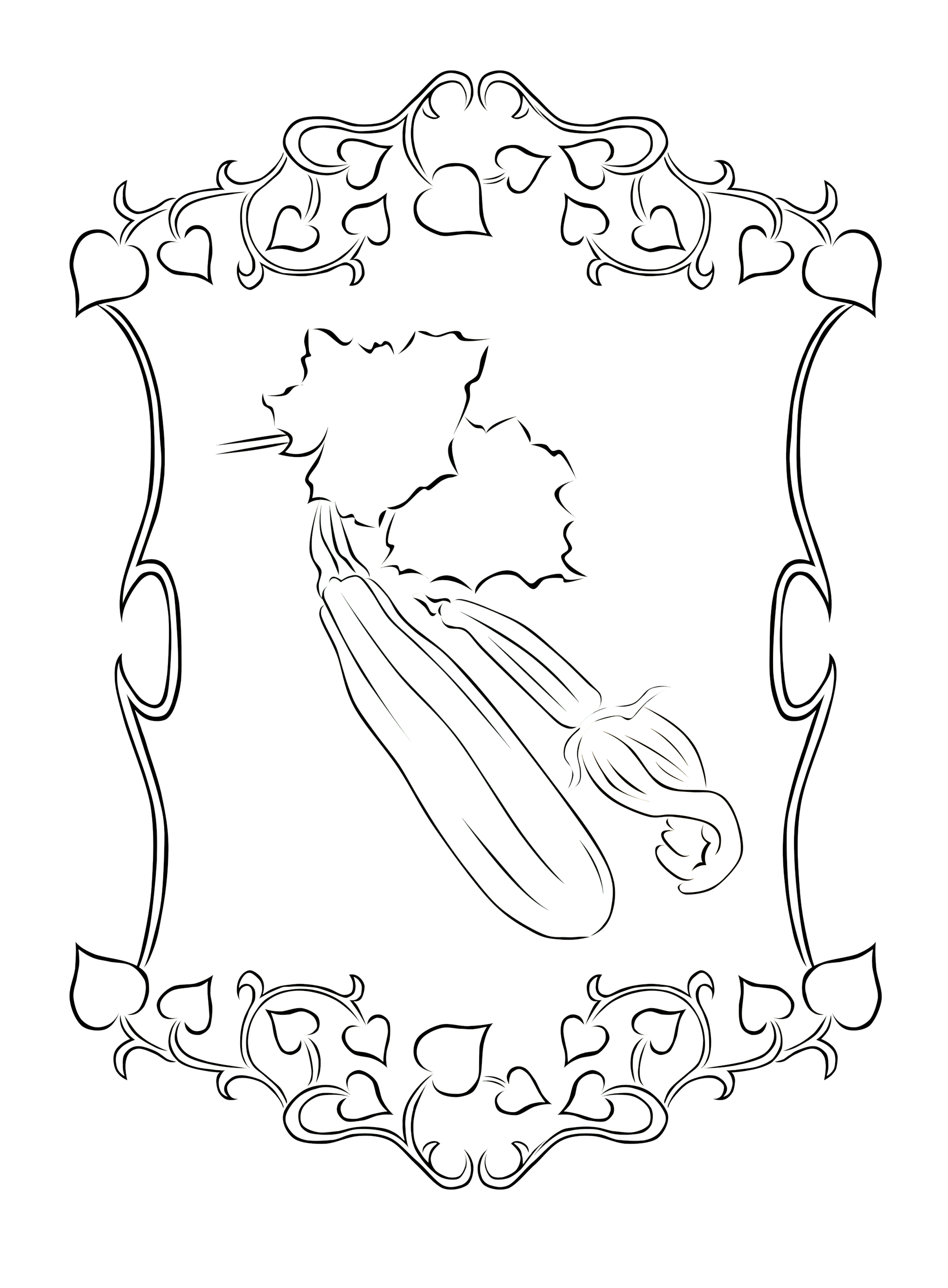 4152x5644 Color Me Zestful Zucchini Barbara Jean Hicks