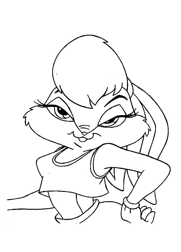 600x834 Lola Coloring Pages Drawing Bunny Print Online