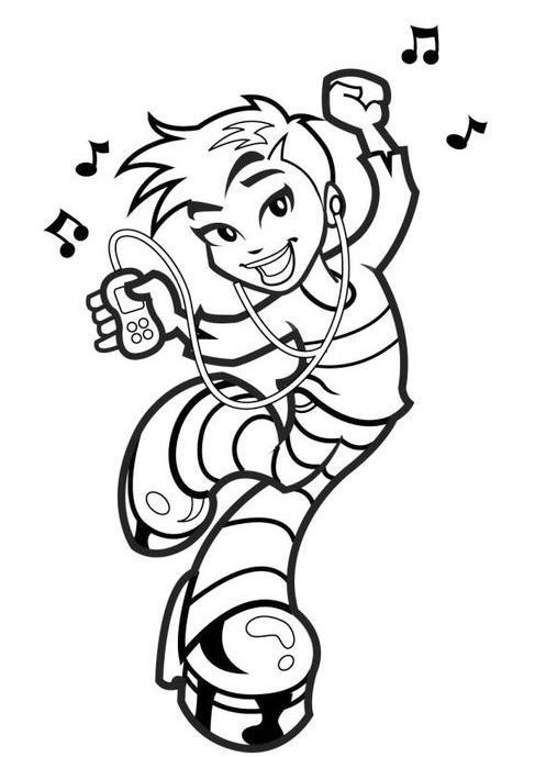487x689 Zumba Coloring Pages Awesome Bring On The Music Coloring Page