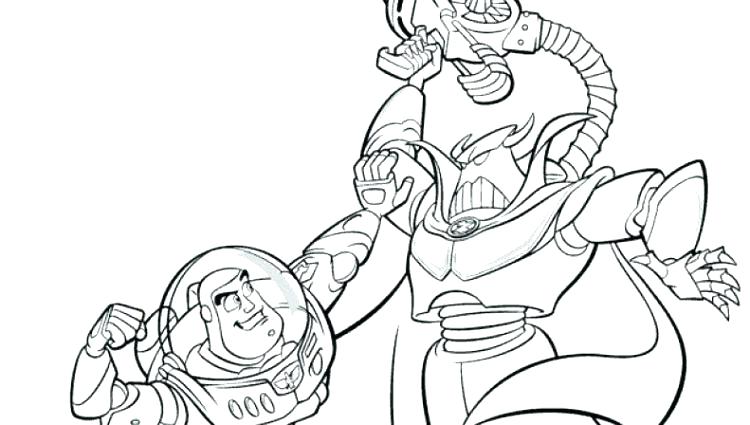 750x425 Zurg Coloring Pages Coloring Pages X Buzz And Coloring Pages Evil