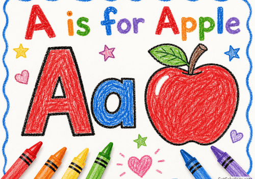 How to Use Coloring Pages to Teach Letters and the Alphabet