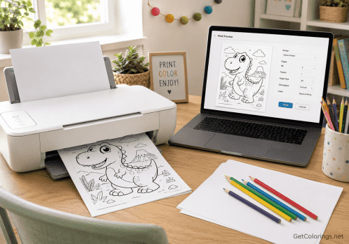 How to Print Coloring Pages at Home: A Simple Step-by-Step Guide