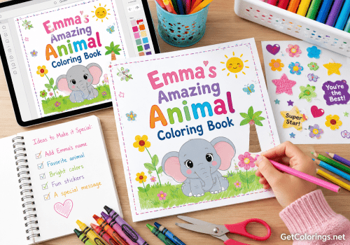 How to Make a Personalized Coloring Book at Home